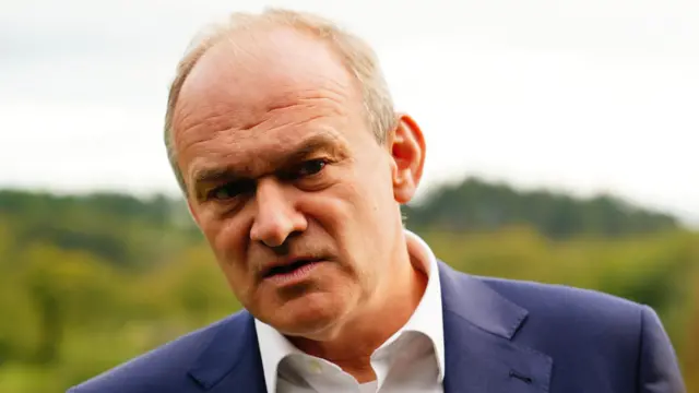 Liberal Democrat leader Sir Ed Davey