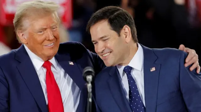 Donald Trump and Marco Rubio