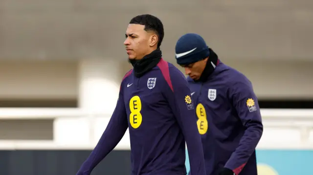 England's Morgan Rogers during training