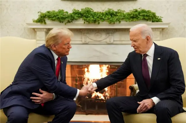 Donald Trump and Joe Biden