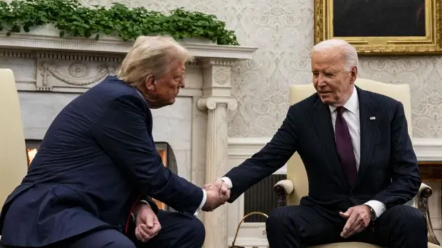 Biden and Trump met in the White House yesterday