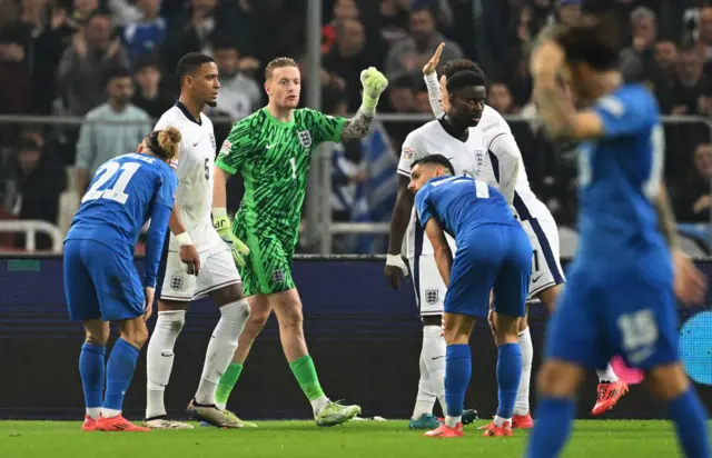 Pickford commands his area