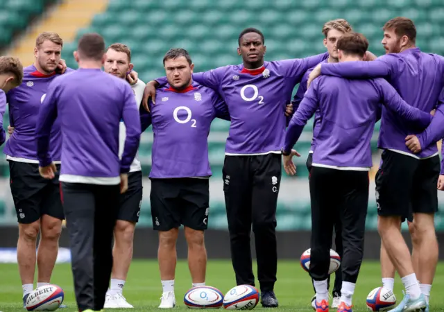 England warm up against facing Australia