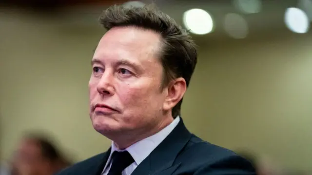 lon Musk, chief executive officer of Tesla Inc., at the House Republican conference meeting in Washington, DC, US, on Wednesday, Nov. 13, 2024.