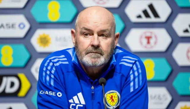 Scotland head coach Steve Clarke