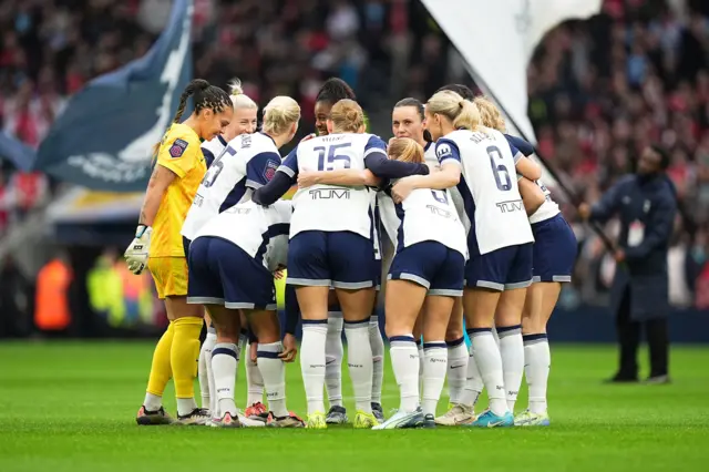 Tottenham huddle