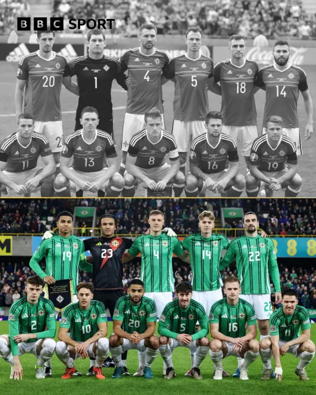 Northern Ireland 2016 with Northern Ireland 2024