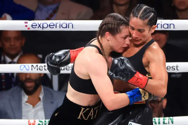 Katie Taylor headbutts Amanda Serrano