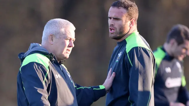 Warren Gatland and Jamie Roberts