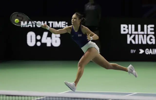 Emma Raducanu forehand