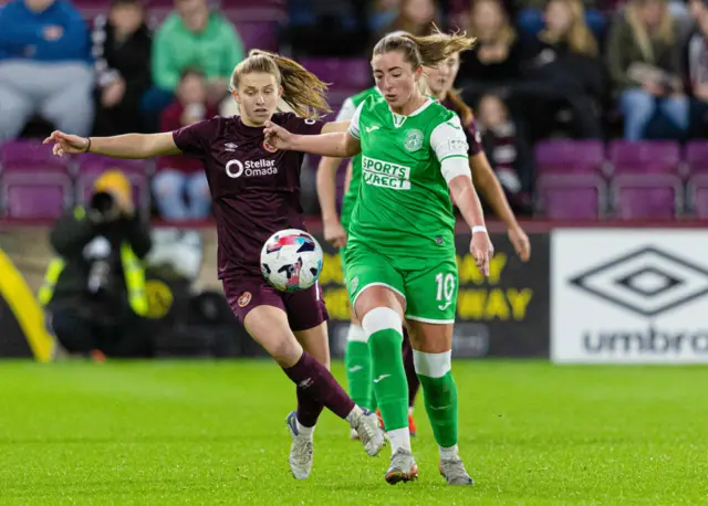 Hearts v Hibs in SWPL