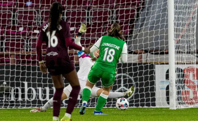 Rosie Livingstone scores for Hibs