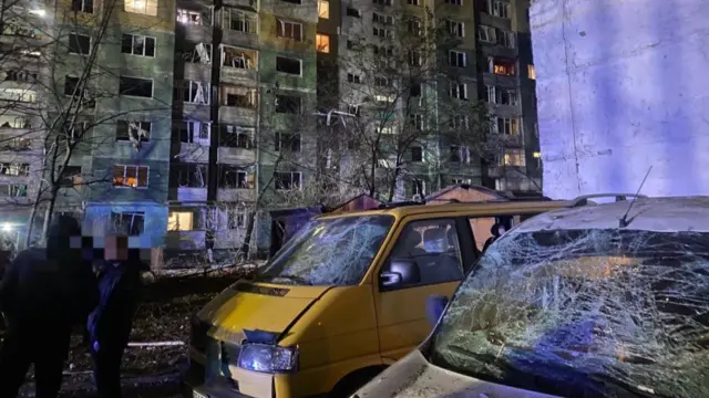 The aftermath of the Russian strike on Sumy