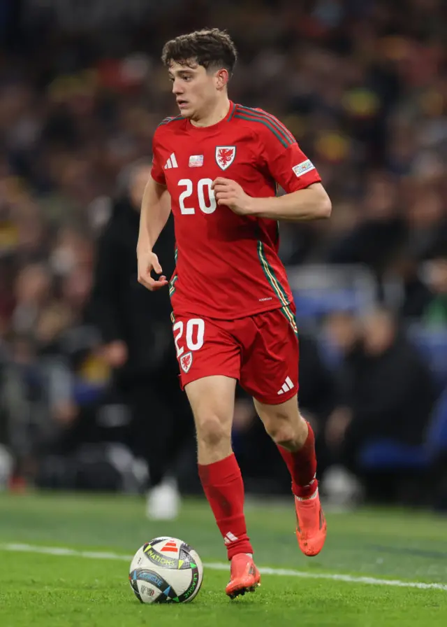 Wales winger Dan James