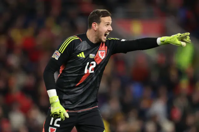 Wales goalkeeper Danny Ward