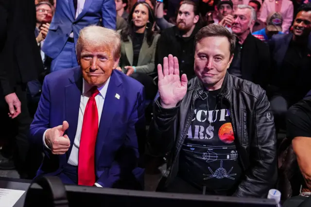 Donald Trump and Elon Musk