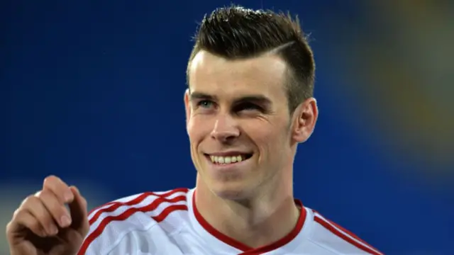 Wales forward Gareth Bale