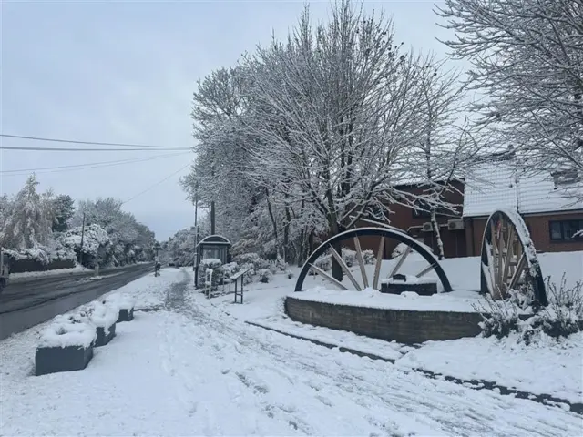 Snow in Blidworth