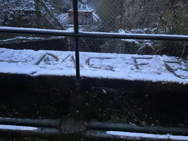 RAFC written in snow