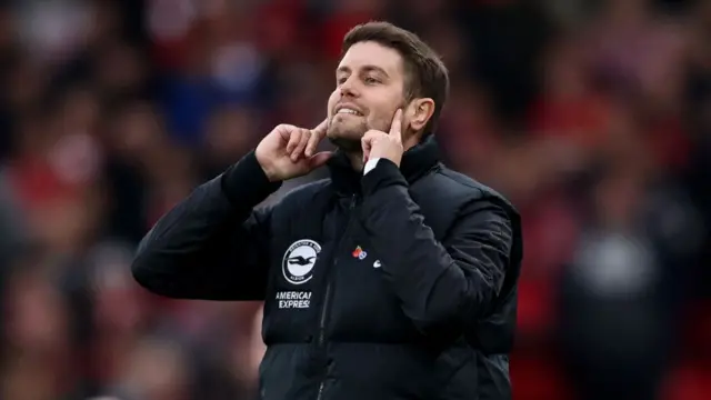 Brighton manager Fabian Hurzeler