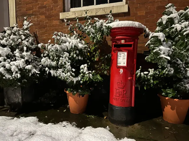 Snow in Ashbourne