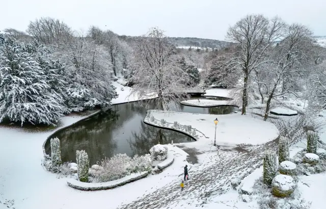 Snow in Buxton