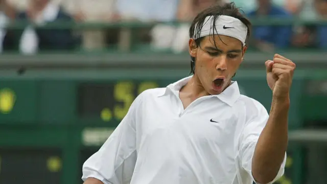 Rafael Nadal at Wimbledon 2003