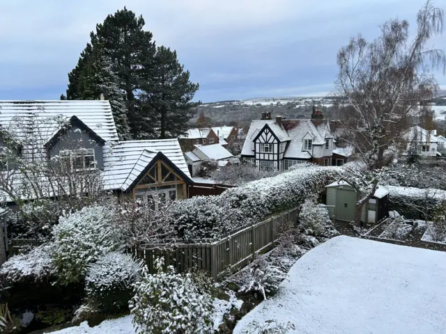 Snow in ilkley