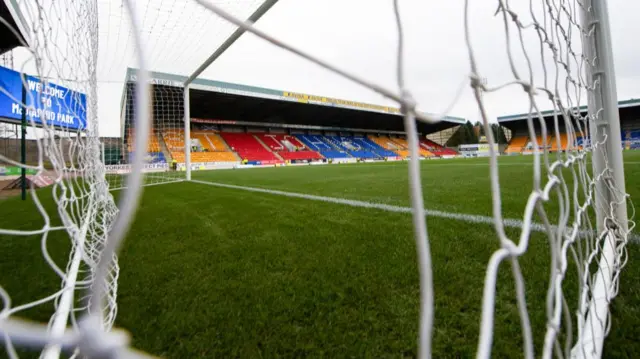 A general view of McDiarmid Park