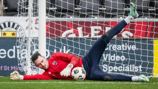 Ross County goalkeeper Ross Laidlaw