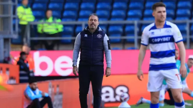 Marti Cifuentes looking disappointed during QPR's match against Burnley