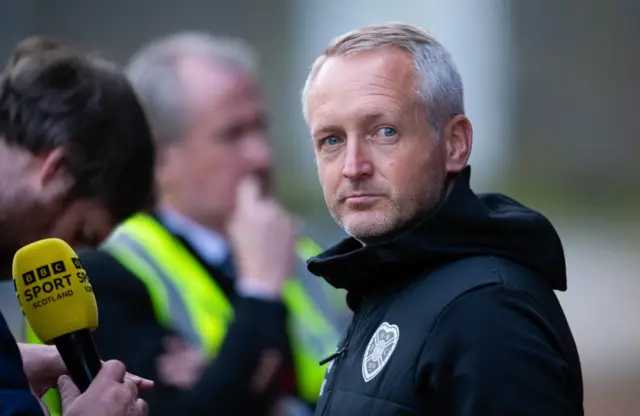 Hearts head coach Neil Critchley