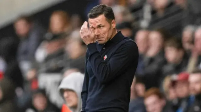 Ross County manager Don Cowie has gone to his bench