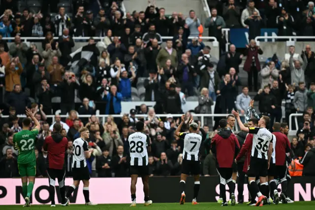 Newcastle celebrate