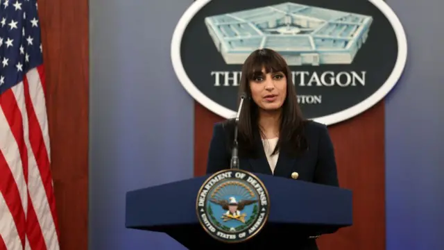 Pentagon Deputy Press Secretary Sabrina Singh