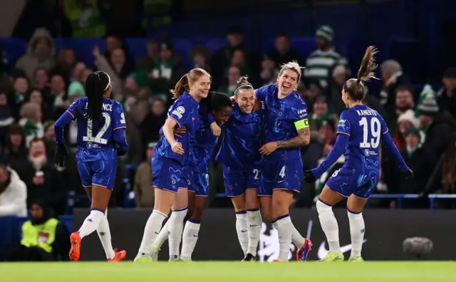 Chelsea celebrate