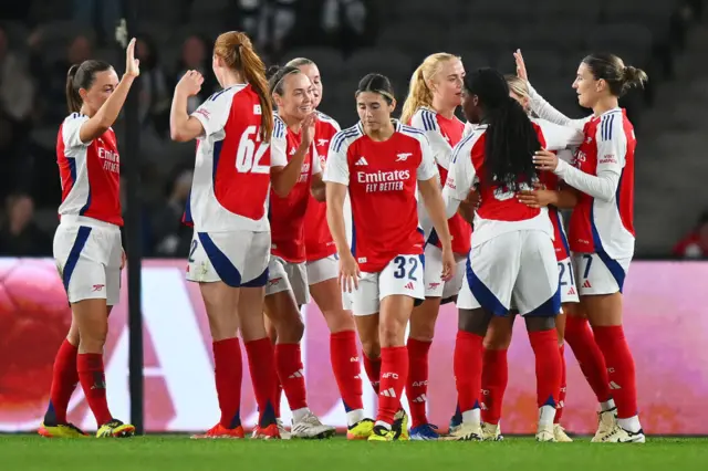 Arsenal celebrate