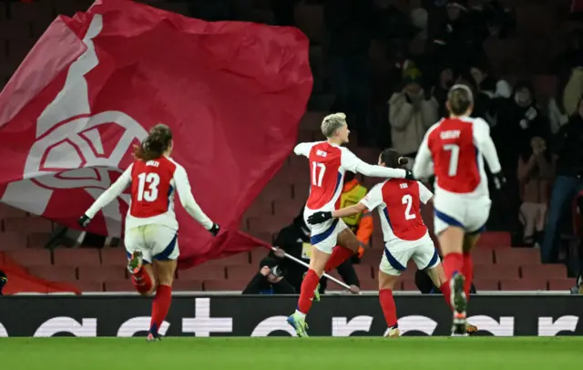 Arsenal celebrate