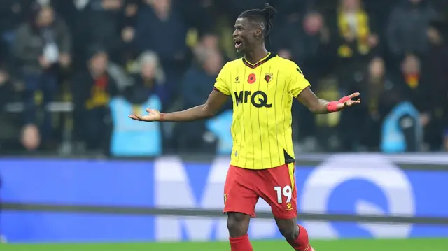 Watford forward Vakoun Bayo