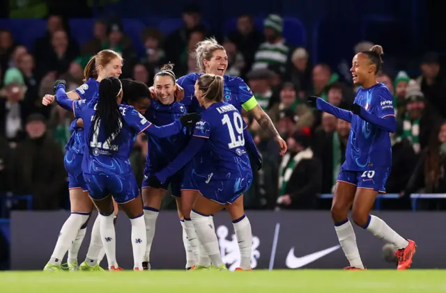 Chelsea celebrate