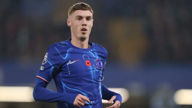 Cole Palmer looks on during Chelsea's draw with Arsenal