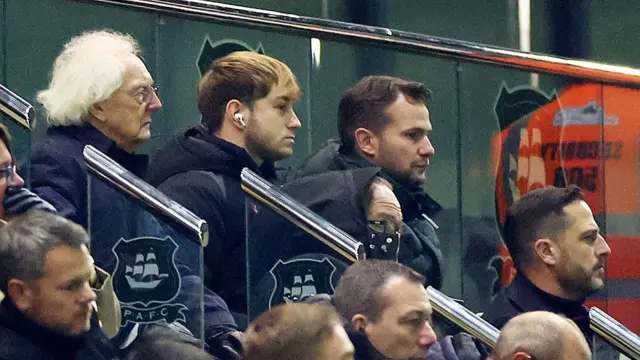 Watford Manager Tom Cleverley watches on from the stands