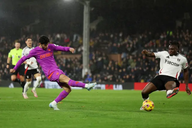 Goncalo Guedes of Wolverhampton Wanderers scores