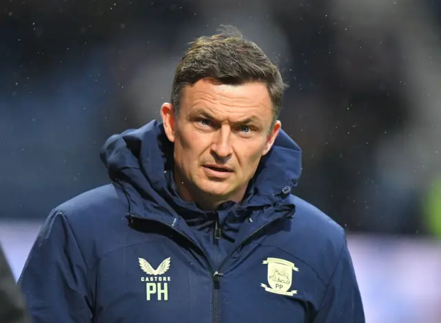 Preston North End's manager Paul Heckingbottom