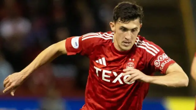 Aberdeen midfielder Jamie McGrath starts in Paisley