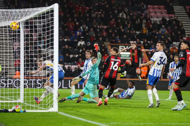 David Brooks of Bournemouth scores