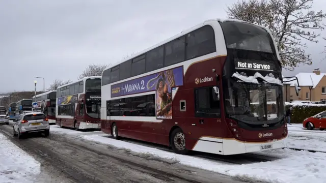 Lothian Buses have suspended its services