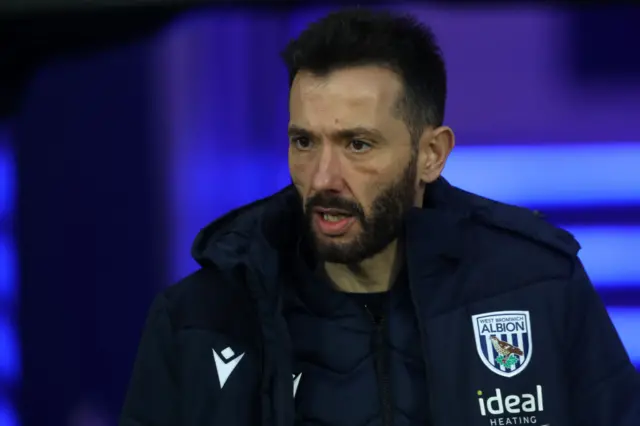 Carlos Corberan, head coach of West Bromwich Albion