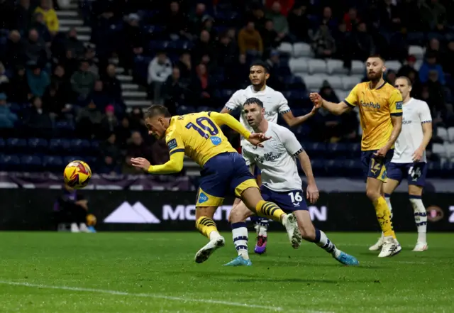 Derby score against Preston