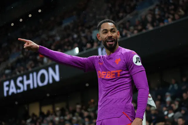 Wolverhampton Wanderers' Matheus Cunha celebrates